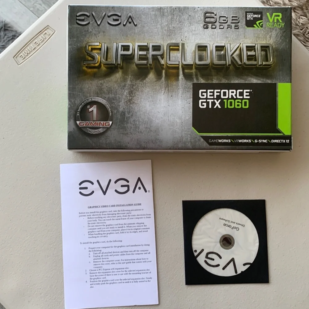 Insides of a Box: pin Cable for GEFORCE GTX 1060 CD and screws